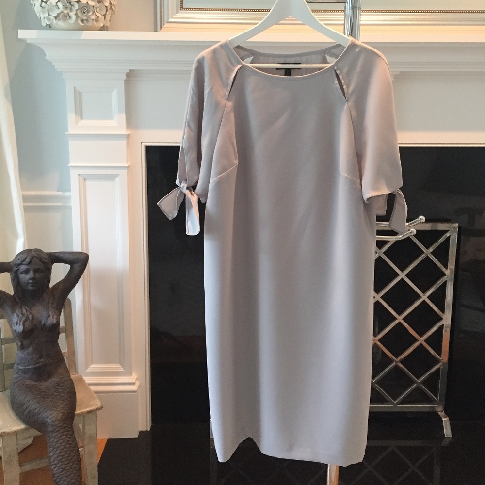 Banana Republic shift dress with shoulder detail